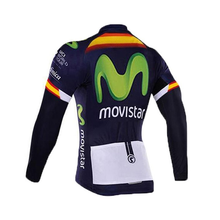Maillot térmico Movistar: comodidad y frescura para tus salidas en bici