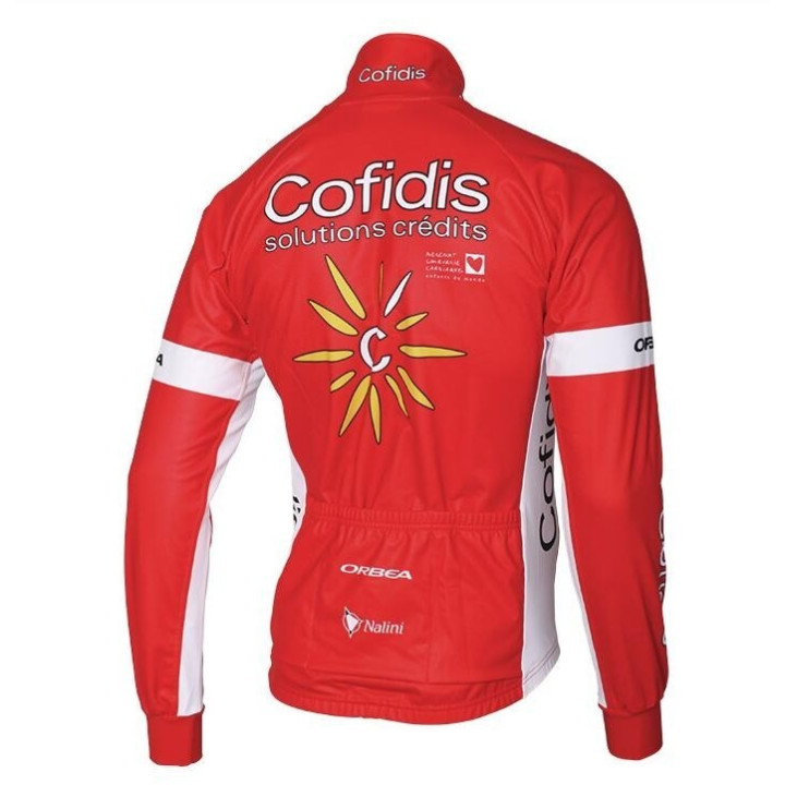 Maillot térmico Cofidis para ciclistas que buscan comodidad y estilo