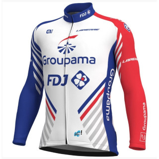 Maillot térmico Groupama FDJ para ciclismo, comodidad y estilo en cada pedaleo