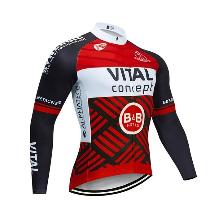 Maillot térmico de ciclismo Vital Concept, comodidad y estilo para tus rutas