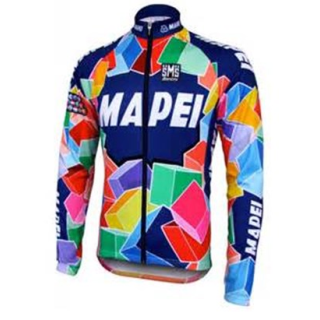 Maillot térmico Mapei para ciclismo, comodidad y estilo en cada pedalada
