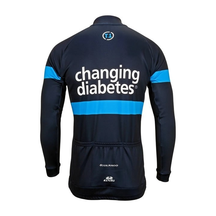 Maillot térmico Changing Diabetes: comodidad y estilo para ciclistas