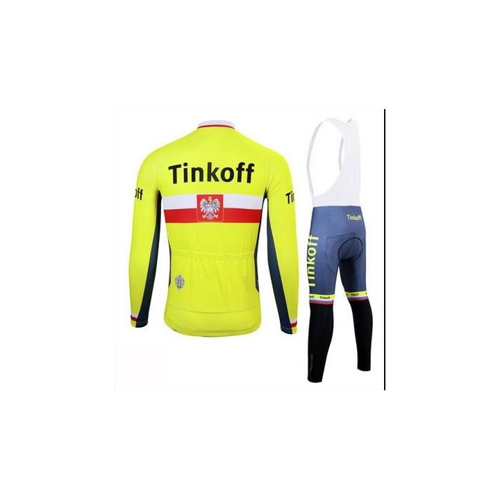 Equipación de ciclismo larga Tinkoff: comodidad y calidad para tus rutas en bici