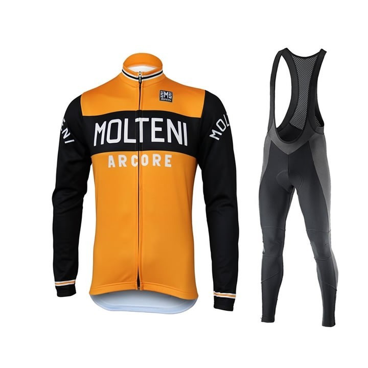 Equipación de ciclismo larga Molteni para tus entrenamientos cómodos y frescos