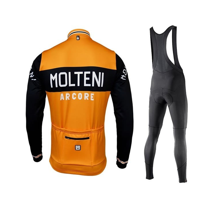 Equipación de ciclismo larga Molteni para tus entrenamientos cómodos y frescos