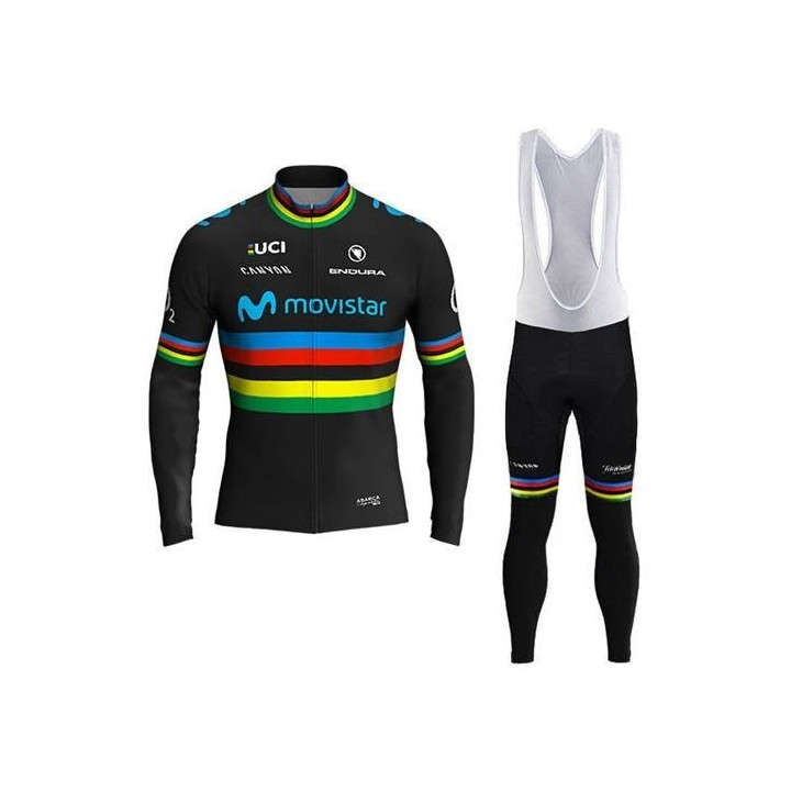 Equipación de ciclismo larga Movistar: comodidad y calidad para tus rutas