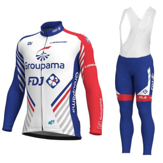 Conjunto de ciclismo largo Groupama FDJ: comodidad y calidad para tus rutas