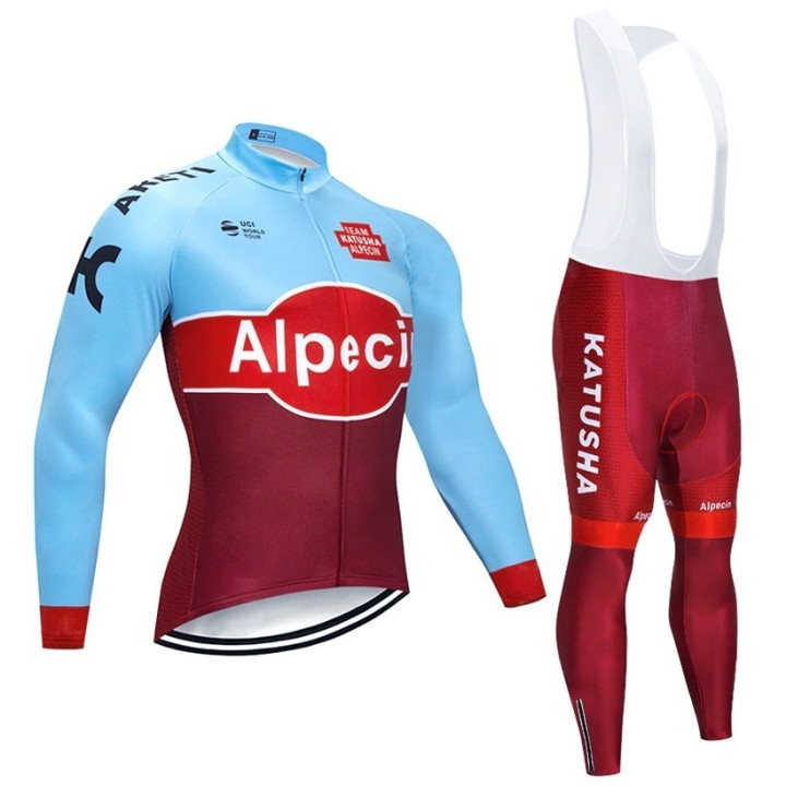 Equipación de ciclismo larga Katusha para disfrutar al máximo tus rutas