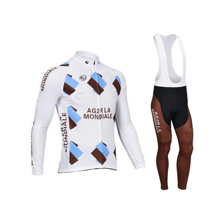 Equipación de ciclismo larga Ag2r: comodidad y calidad para tus entrenamientos