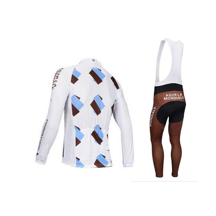 Equipación de ciclismo larga Ag2r: comodidad y calidad para tus entrenamientos