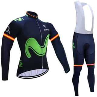 Equipación de ciclismo larga Movistar: comodidad y calidad para tus rutas
