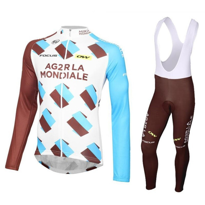 Equipación de ciclismo larga Ag2r: comodidad y estilo para tus rutas en bici