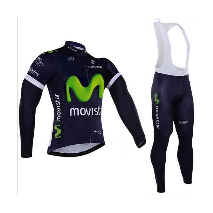Equipación de ciclismo larga Movistar: comodidad y calidad para tus rutas