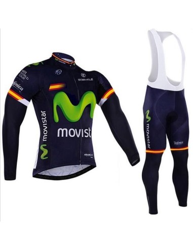 Equipación térmica de ciclismo Movistar para mantenerte cómodo y seco