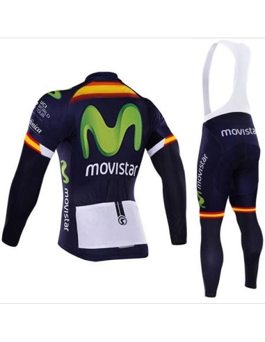 Equipación térmica de ciclismo Movistar para mantenerte cómodo y seco