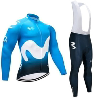 Equipación térmica de ciclismo Movistar para estar cómodo y seco en tus rutas