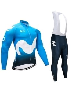 Equipación térmica de ciclismo Movistar para estar cómodo y seco en tus rutas