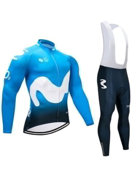 Equipación térmica de ciclismo Movistar para estar cómodo y seco en tus rutas