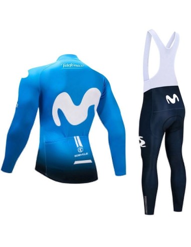 Equipación térmica de ciclismo Movistar para estar cómodo y seco en tus rutas