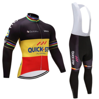 Equipación térmica de ciclismo Quick Step para estar cómodo y fresco