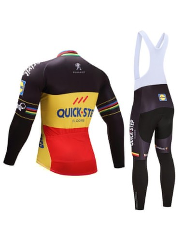 Equipación térmica de ciclismo Quick Step para estar cómodo y fresco