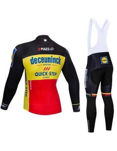 Equipación térmica de ciclismo Quick Step para mantenerte cómodo y seco en tus rutas