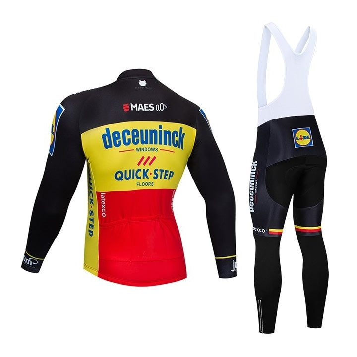 Equipación térmica de ciclismo Quick Step para mantenerte cómodo y seco en tus rutas