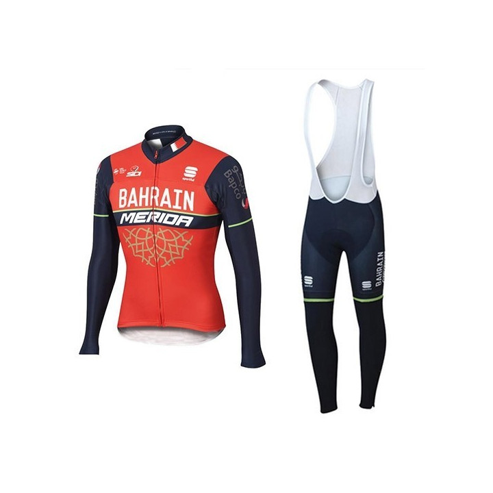 Equipación térmica de ciclismo Bahrain Merida para estar cómodo y fresco en cada pedaleo