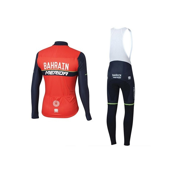 Equipación térmica de ciclismo Bahrain Merida para estar cómodo y fresco en cada pedaleo