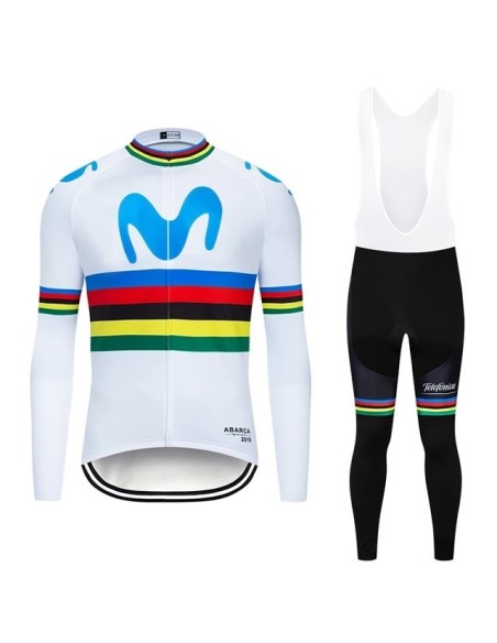 Equipación térmica de ciclismo Movistar para mantenerte cómodo y seco