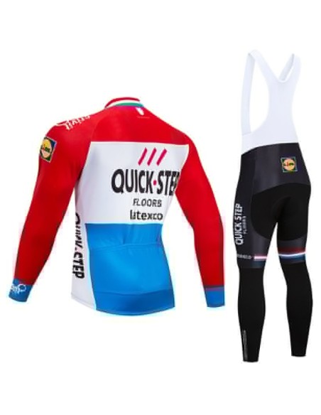 Equipación térmica de ciclismo Quick Step para mantenerte cómodo y seco