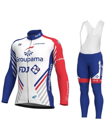 Equipación térmica de ciclismo Groupama FDJ para un pedaleo cómodo y fresco