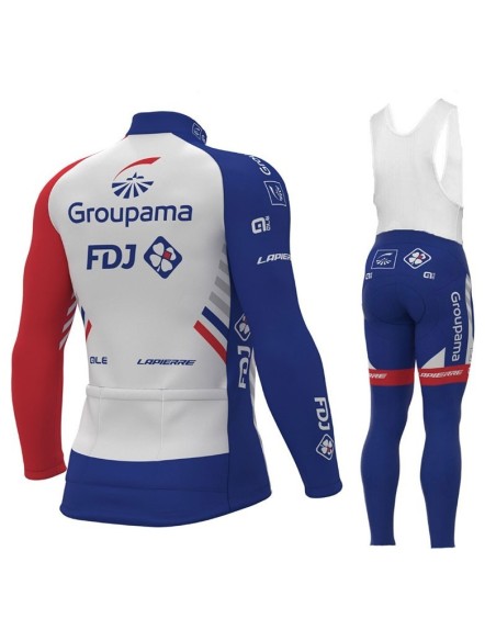 Equipación térmica de ciclismo Groupama FDJ para un pedaleo cómodo y fresco