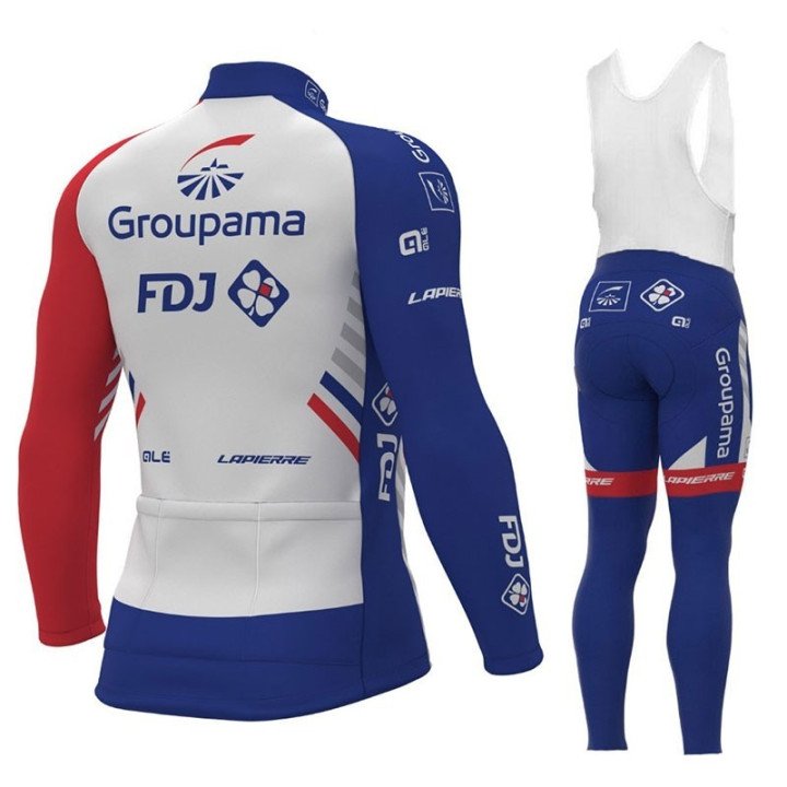 Equipación térmica de ciclismo Groupama FDJ para un pedaleo cómodo y fresco