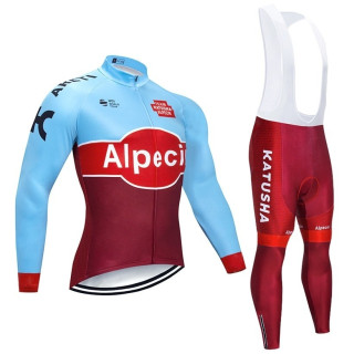 Equipación térmica Katusha para ciclistas que buscan comodidad y estilo