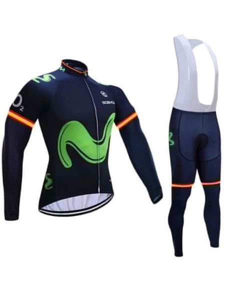 Equipación de ciclismo Térmica Movistar