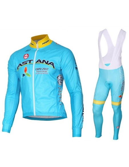Equipación de ciclismo térmica Astana: comodidad y estilo para tus rutas