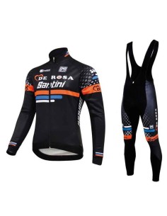 Equipación térmica de ciclismo rosa para entrenar con estilo y comodidad