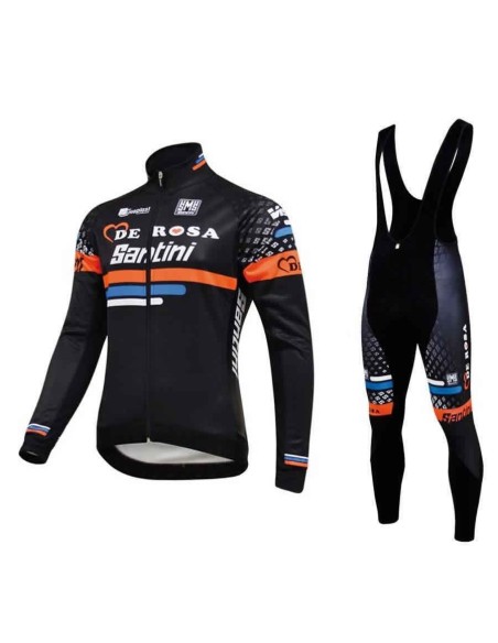 Equipación térmica de ciclismo rosa para entrenar con estilo y comodidad