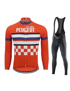 Equipación térmica de ciclismo Peugeot para mantenerte cómodo y seco