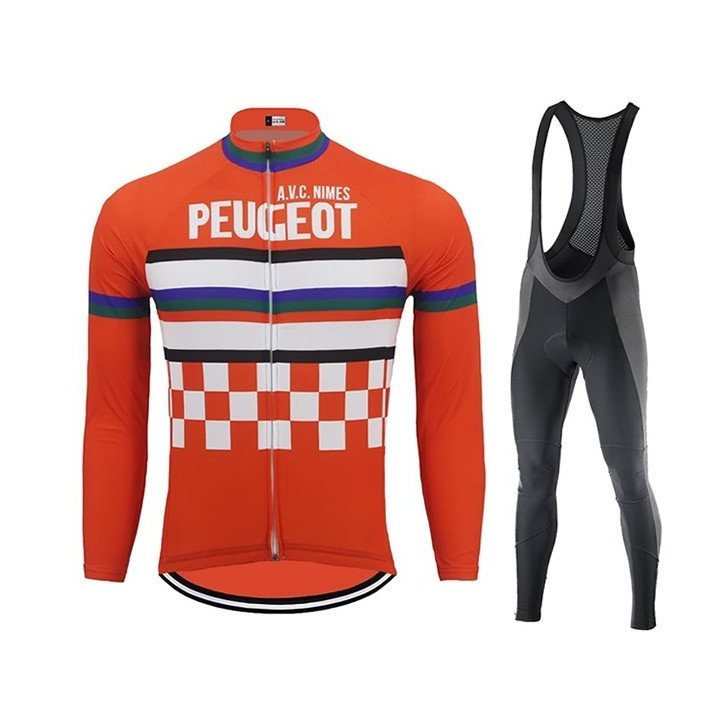 Equipación térmica de ciclismo Peugeot para mantenerte cómodo y seco