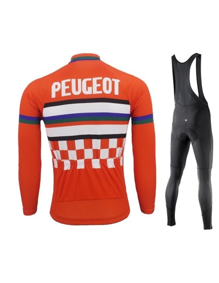 Equipación térmica de ciclismo Peugeot para mantenerte cómodo y seco