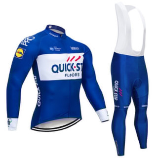 Equipación térmica de ciclismo Quick Step para mantenerte cómodo y seco