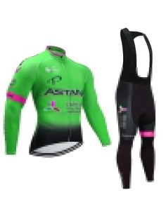 Equipación térmica de ciclismo Astana para estar cómodo en cada pedalada