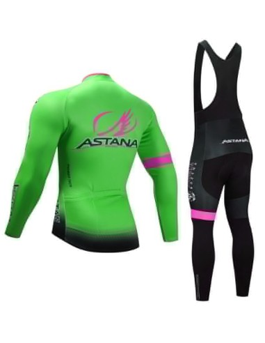 Equipación térmica de ciclismo Astana para estar cómodo en cada pedalada