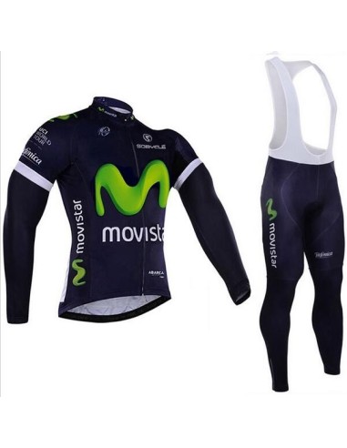 Equipación térmica de ciclismo Movistar para estar cómodo y seco en tus entrenos