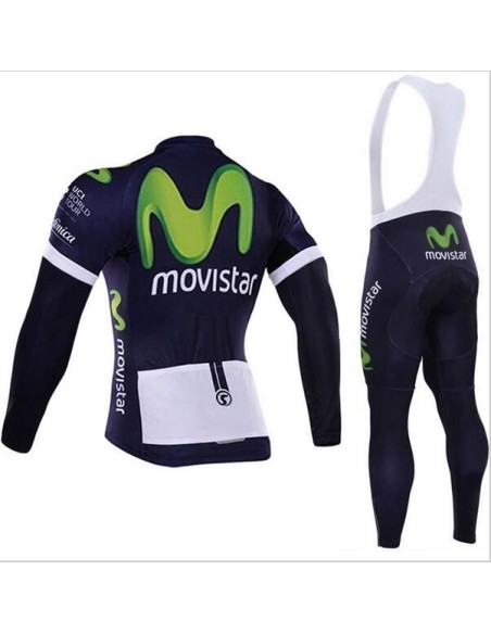Equipación térmica de ciclismo Movistar para estar cómodo y seco en tus entrenos