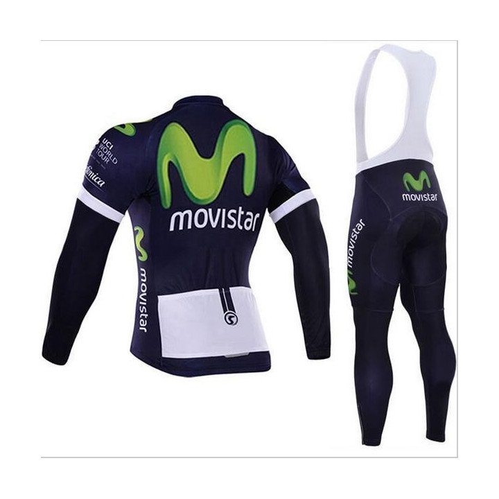 Equipación térmica de ciclismo Movistar para estar cómodo y seco en tus entrenos