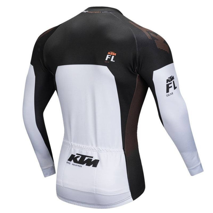 Maillot largo térmico KTM para ciclistas: comodidad y frescura en cada pedaleo