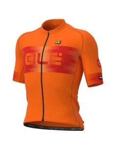 Maillot corto Alé Scalata naranja: comodidad y estilo para tus rutas en bicicleta